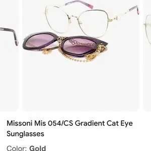 Missoni | Accessories | New With Case Missoni Magnetic Gold  display picture 1